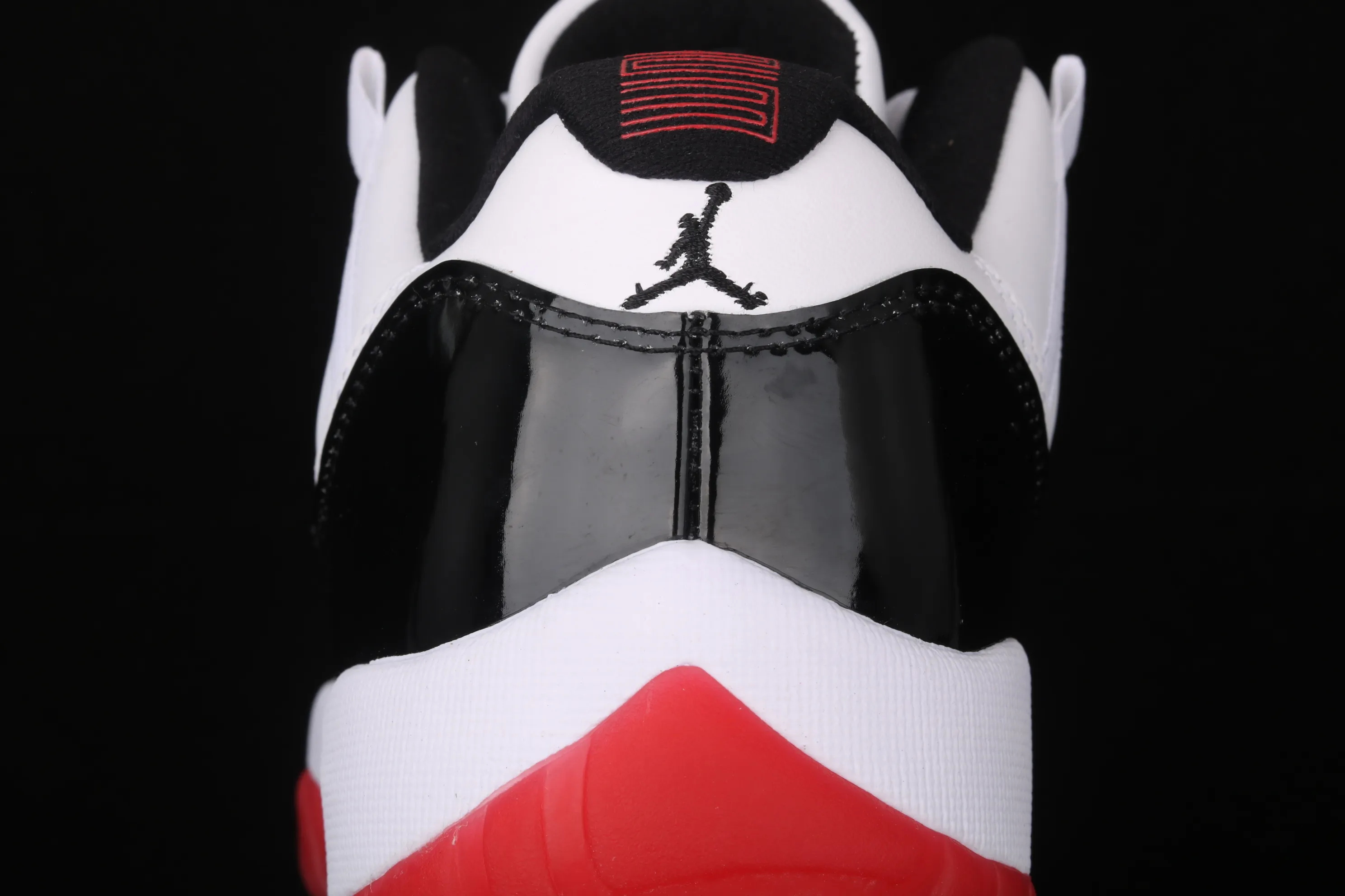 All Categories Air Jordan Jordan Series Basketball Shoes Air Jordan 11 Pure Original Version Air Jordan 11 Retro Low AJ11 Joe 11 Patent Leather Black Red Low Top Real Standard Real Carbon AV2187-160